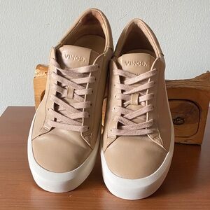 Vince Gabi Leather Sneakers